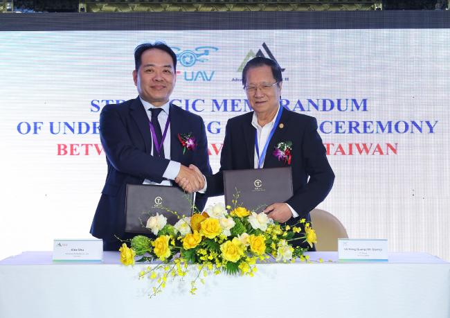 先進材與越南 CT UAV 簽訂合作備忘錄 將永續材料導入無人機科技應用